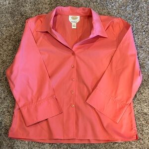 72. Talbots Petites Coral Top